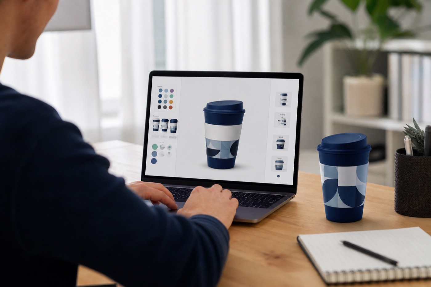 Mehrwegbecher im 3D-Online-Designer gestalten