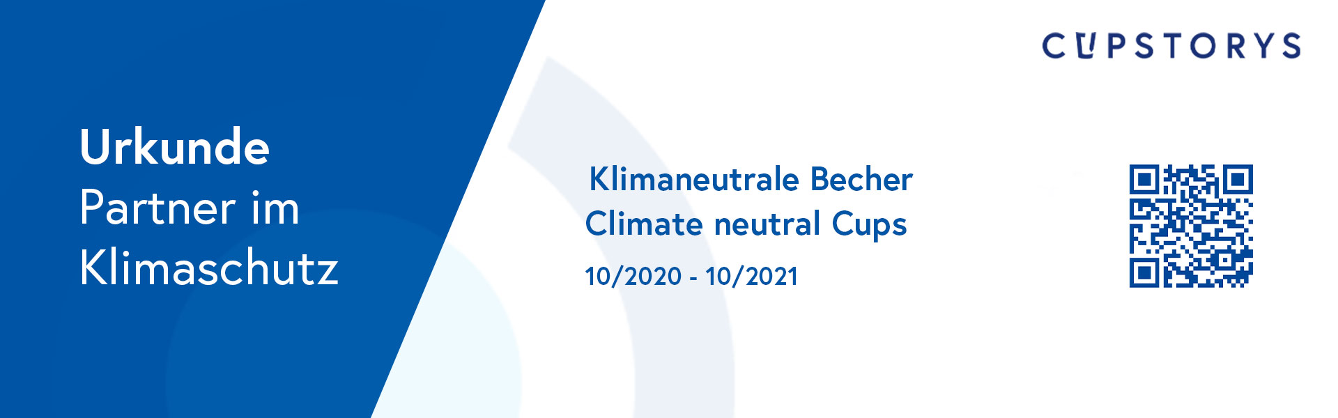Klimaneutrale Becher bei cupstorys.com